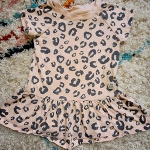 Cheetah print girls 2t dress/tunic